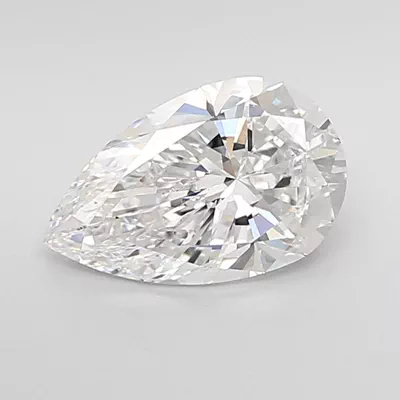 2.02ct E VS2 Very Good Cut Pear Lab Grown Diamond