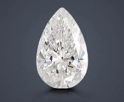 2.02ct E VS2 Very Good Cut Pear Lab Grown Diamond