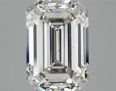 3.10ct H VS2 Excellent Cut Emerald Lab Grown Diamond