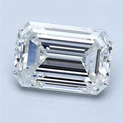 2.01ct H VVS2 Rare Carat Ideal Cut Emerald Diamond