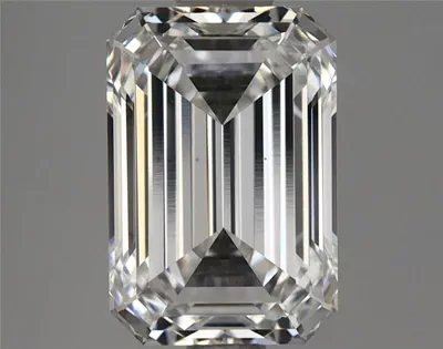 2.19ct F VS1 Rare Carat Ideal Cut Emerald Lab Grown Diamond