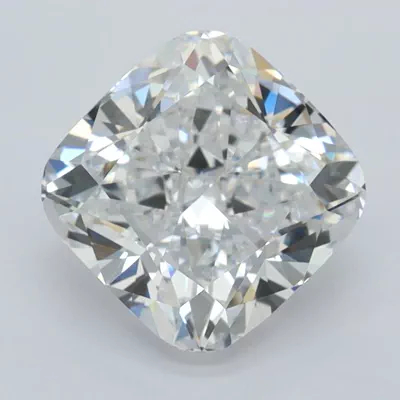 2.54ct D VVS1 Rare Carat Ideal Cut Cushion Lab Grown Diamond