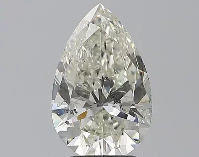 3.00ct I SI2 Rare Carat Ideal Cut Pear Diamond