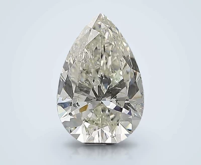 3.00ct I SI2 Rare Carat Ideal Cut Pear Diamond