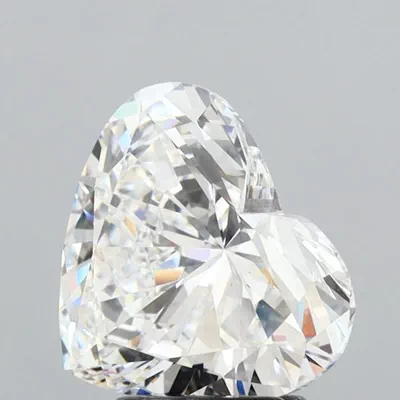 3.56ct D VS1 Good Cut Heart Lab Grown Diamond