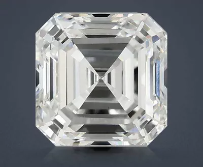 2.54ct E VS1 Rare Carat Ideal Cut Asscher Lab Grown Diamond