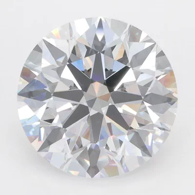6.29ct D VVS1 Rare Carat Ideal Cut Round Lab Grown Diamond