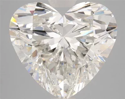 5.51ct F VS1 Rare Carat Ideal Cut Heart Lab Grown Diamond