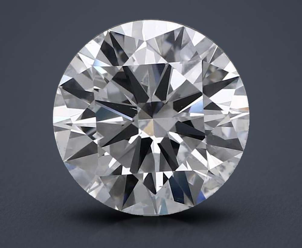 2.71ct E SI1 Rare Carat Ideal Cut Round Lab Grown Diamond
