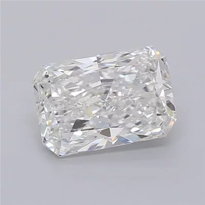2.54ct F VVS2 Rare Carat Ideal Cut Radiant Lab Grown Diamond