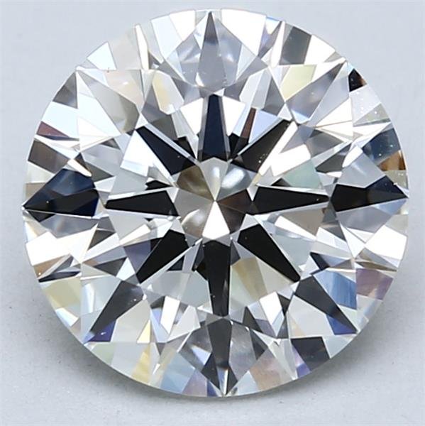 3.04ct E VS1 Rare Carat Ideal Cut Round Lab Grown Diamond