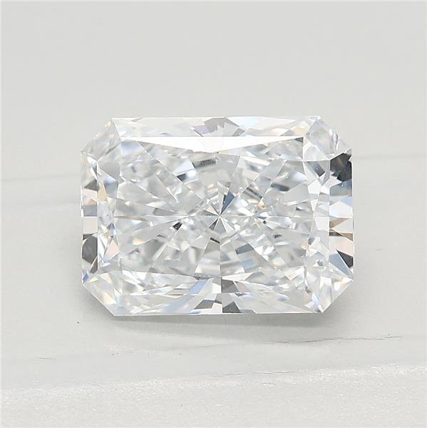 1.55ct D VVS2 Rare Carat Ideal Cut Radiant Lab Grown Diamond