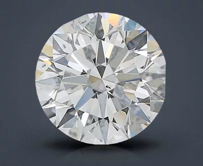 3.72ct I SI1 Rare Carat Ideal Cut Round Diamond