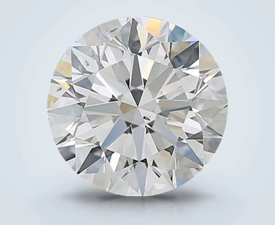 3.72ct I SI1 Rare Carat Ideal Cut Round Diamond