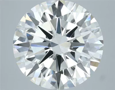 6.01ct I VVS2 Rare Carat Ideal Cut Round Diamond