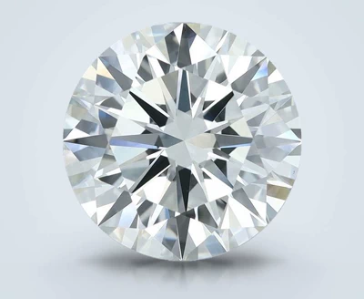 6.01ct I VVS2 Rare Carat Ideal Cut Round Diamond