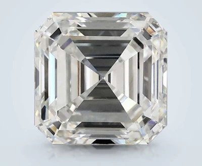 3.08ct F VVS2 Rare Carat Ideal Cut Asscher Lab Grown Diamond
