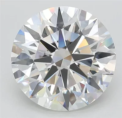 6.72ct F IF Rare Carat Ideal Cut Round Lab Grown Diamond