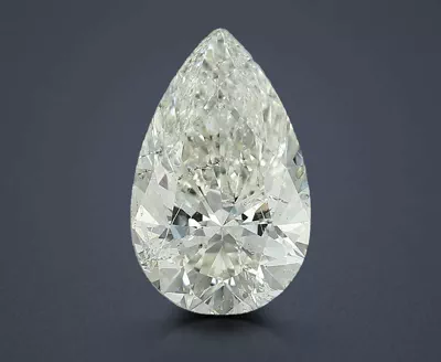 5.01ct J SI2 Rare Carat Ideal Cut Pear Diamond