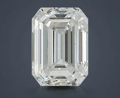 1.51ct E SI1 Rare Carat Ideal Cut Emerald Lab Grown Diamond