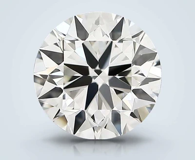 3.17ct J VVS2 Excellent Cut Round Diamond