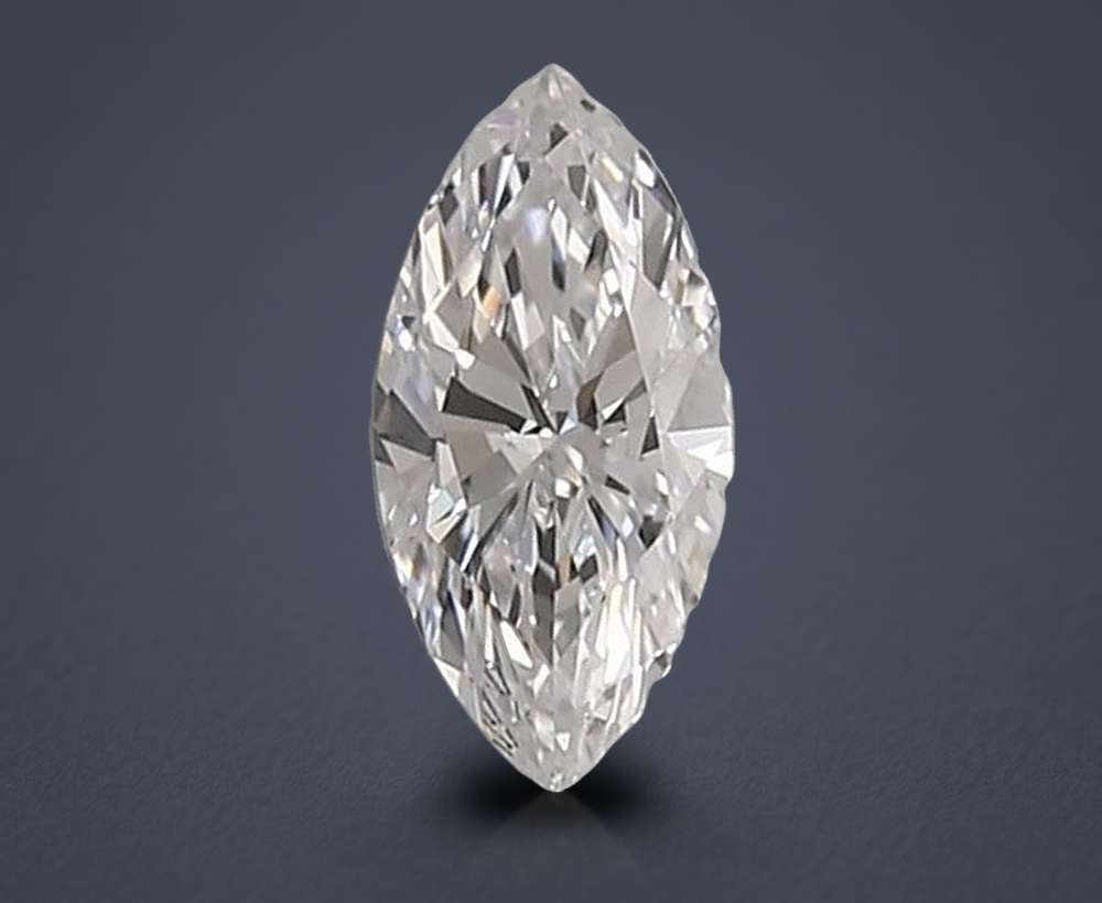 0.65ct D VVS2 Rare Carat Ideal Cut Marquise Lab Grown Diamond