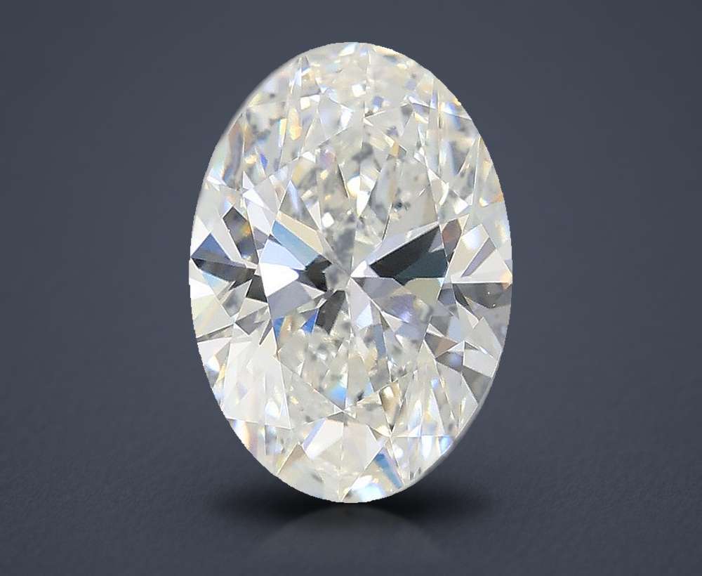 2.02ct E VVS2 Rare Carat Ideal Cut Oval Lab Grown Diamond