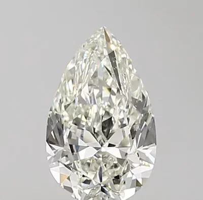 0.59ct K SI1 Rare Carat Ideal Cut Pear Diamond