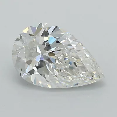 1.50ct F VVS2 Rare Carat Ideal Cut Pear Lab Grown Diamond