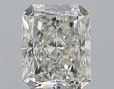 1.70ct J SI2 Rare Carat Ideal Cut Radiant Diamond