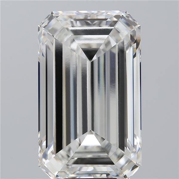 11.07ct G VVS2 Rare Carat Ideal Cut Emerald Lab Grown Diamond