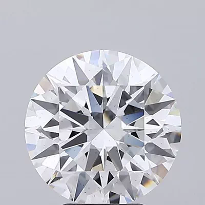 4.25ct E SI1 Rare Carat Ideal Cut Round Lab Grown Diamond