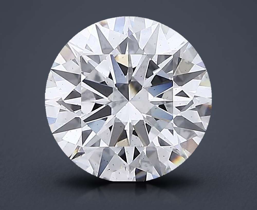 4.25ct E SI1 Rare Carat Ideal Cut Round Lab Grown Diamond