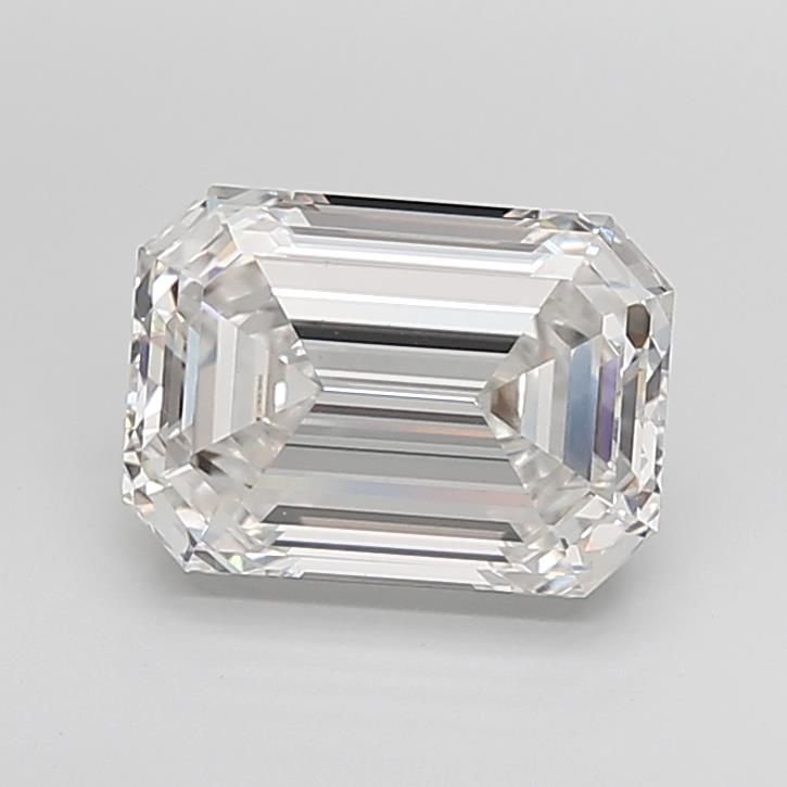 5.07ct G VVS2 Rare Carat Ideal Cut Emerald Lab Grown Diamond