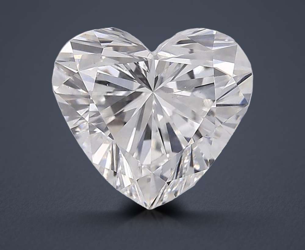 1.45ct E VS1 Rare Carat Ideal Cut Heart Lab Grown Diamond
