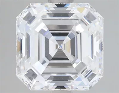 3.08ct E VS1 Rare Carat Ideal Cut Asscher Lab Grown Diamond