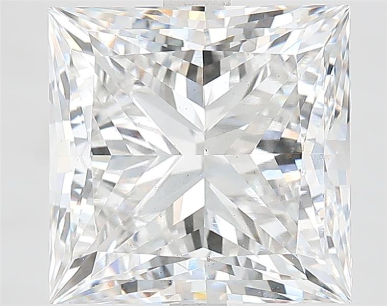 6.32ct F VS1 Rare Carat Ideal Cut Princess Lab Grown Diamond