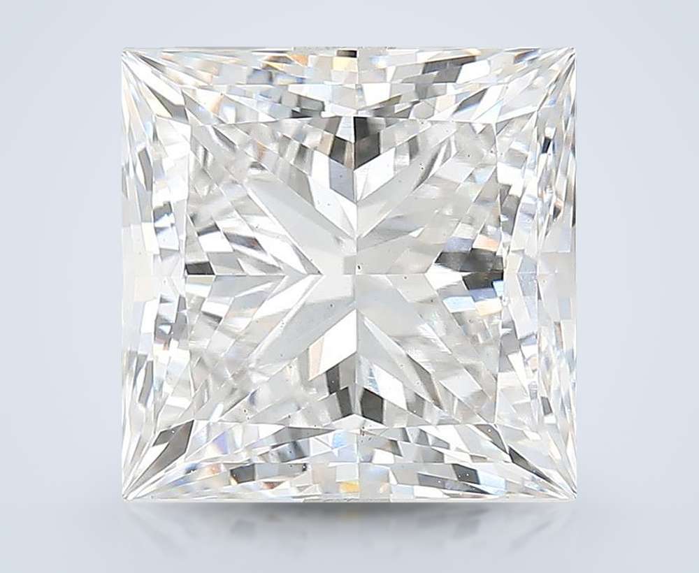 6.32ct F VS1 Rare Carat Ideal Cut Princess Lab Grown Diamond