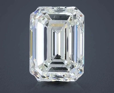 2.01ct J VS2 Rare Carat Ideal Cut Emerald Diamond