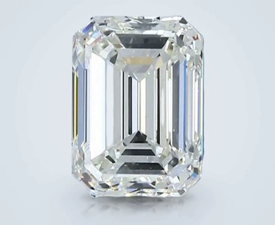 2.01ct J VS2 Rare Carat Ideal Cut Emerald Diamond