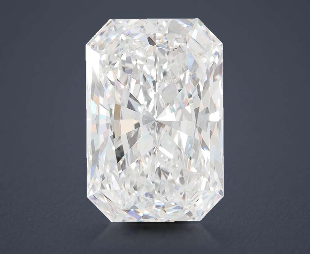 4.03ct D VVS2 Rare Carat Ideal Cut Radiant Lab Grown Diamond
