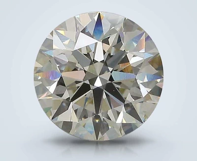 3.04ct J VS1 Excellent Cut Round Lab Grown Diamond