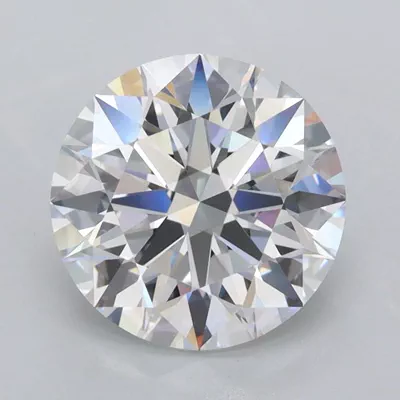 2.46ct D FL Rare Carat Ideal Cut Round Lab Grown Diamond