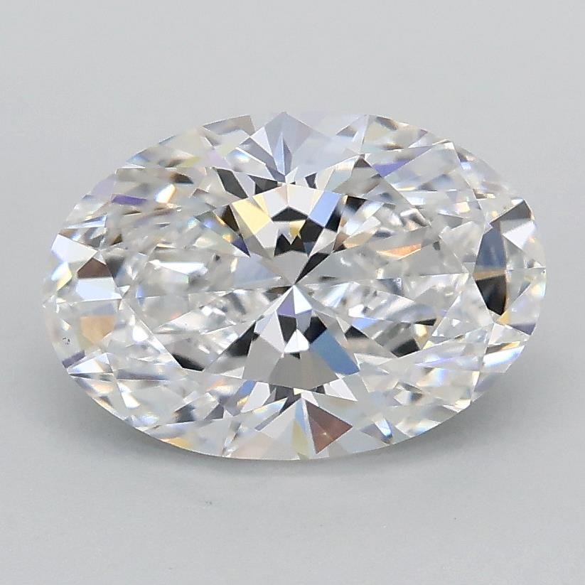 1.55ct D VVS1 Rare Carat Ideal Cut Oval Lab Grown Diamond