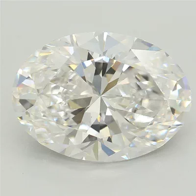 3.27ct E VS1 Rare Carat Ideal Cut Oval Lab Grown Diamond