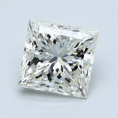 3.01ct K VS2 Rare Carat Ideal Cut Princess Diamond