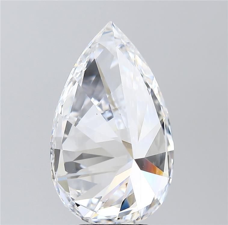 6.01ct D VS1 Rare Carat Ideal Cut Pear Diamond