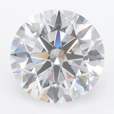 4.01ct D VVS2 Rare Carat Ideal Cut Round Lab Grown Diamond