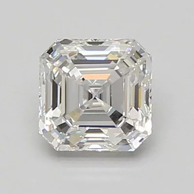 1.09ct E VS1 Rare Carat Ideal Cut Asscher Lab Grown Diamond