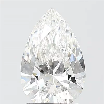 1.58ct E VVS2 Rare Carat Ideal Cut Pear Lab Grown Diamond